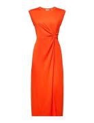 Dresses Knitted Polvipituinen Mekko Orange Esprit Casual