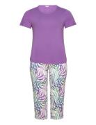 Bamboo Short-Sleeve Pj With Pirate Pyjama Purple Lady Avenue