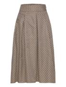 Cmsimi-Skirt Polvipituinen Hame Brown Copenhagen Muse