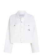 Relaxed Denim Jacket Farkkutakki Denimtakki White Calvin Klein Jeans