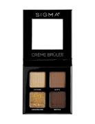 Crème Brûlée Eyeshadow Quad Luomiväri Paletti Meikki Nude SIGMA Beauty