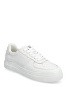 Slhharald Leather Sneaker Matalavartiset Sneakerit Tennarit White Sele...