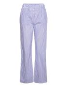 Cleeo Trouser Pyjama Bottom Pyjamahousut Olohousut Blue Etam