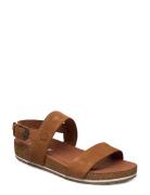 Malibu Waves Backstrap Sandal Saddle Matalapohjaiset Sandaalit Brown T...