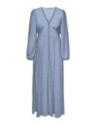 Onlamanda L/S Long Dress Cs Ptm Maksimekko Juhlamekko Blue ONLY