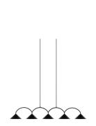 Pendant Curve 5 Home Lighting Lamps Ceiling Lamps Pendant Lamps Black ...