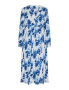 Yasbloom Ls Midi Dress S. - Pb Polvipituinen Mekko White YAS