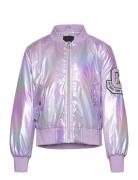 Nkfmovie Bomber Jacket Foil Bombertakki Purple Name It