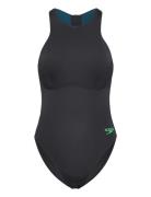 Womens Racer Zip Swimsuit With Integrated Swim Bra Uimapuku Uima-asut ...