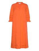 Drewsz Dress Polvipituinen Mekko Orange Saint Tropez