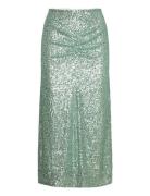 Slhavanna Skirt Polvipituinen Hame Green Soaked In Luxury