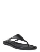 Daniella Flat Thong Matalapohjaiset Sandaalit Black Michael Kors