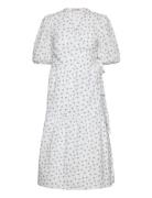 Colvina Dress Polvipituinen Mekko White A-View