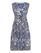 Mirage Cotton Dress Polvipituinen Mekko Blue Balmuir
