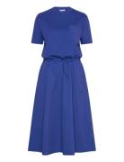 Dresses Knitted Polvipituinen Mekko Blue Esprit Casual