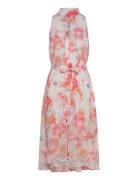 Dresses Light Woven Polvipituinen Mekko Pink Esprit Casual