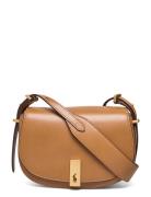 Polo Id Calfskin Saddle Bag Bags Crossbody Bags Beige Polo Ralph Laure...