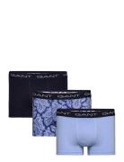 Paisley Print Trunk 3-Pack Bokserit Blue GANT