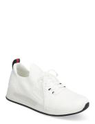 Tjm Elevated Runner Knitted Matalavartiset Sneakerit Tennarit White To...