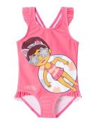 Nmfmedina Gabby Swimsuit Bfu Uimapuku Uima-asut Pink Name It