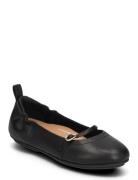 Allegro Soft Leather Mary Janes Ballerinat Black FitFlop
