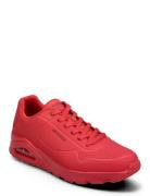 Mens Uno - Stand On Air Matalavartiset Sneakerit Tennarit Red Skechers
