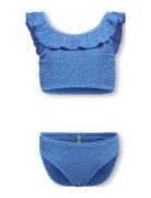 Kogtropez Structure Bikini Set Acc Bikinit Blue Kids Only