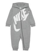Nkn All Day Play Coverall Pitkähihainen Body Grey Nike