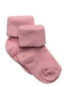 Cotton Rib Baby Socks Sukat Pink Mp Denmark