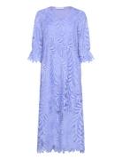 Lace Dress Polvipituinen Mekko Blue Coster Copenhagen