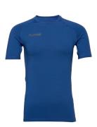 Hml First Performance Jersey S/S Sport T-shirts Short-sleeved Blue Hum...
