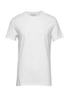 Crew-Neck Slim Tops T-shirts Short-sleeved White Bread & Boxers