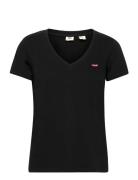 Perfect Vneck Caviar Tops T-shirts & Tops Short-sleeved Black LEVI´S W...