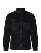 Utility Overshirt Tops Overshirts Black Revolution