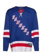 New York Rangers Home Breakaway Jersey Tops T-shirts Long-sleeved Blue...