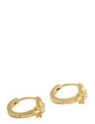 North Star Hoop Earrings Gold Accessories Jewellery Earrings Hoops Gol...