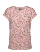 Frseen Tee 1 Tops T-shirts & Tops Short-sleeved Pink Fransa