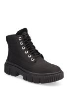 Mid Lace Up Boot Shoes Boots Ankle Boots Laced Boots Black Timberland