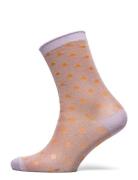 Donna Glitter Socks Lingerie Socks Regular Socks Pink Mp Denmark