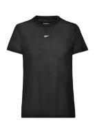 Id Train Ac Tee Sport T-shirts & Tops Short-sleeved Black Reebok Perfo...