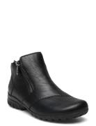 L4663-01 Shoes Boots Ankle Boots Ankle Boots Flat Heel Black Rieker