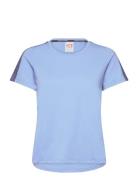 Vilde Tee Sport T-shirts & Tops Short-sleeved Blue Kari Traa