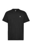 Star Chev Emb Tee Trail Mixed Sport T-shirts Short-sleeved Black Conve...