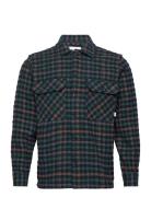 Glixto Tweed Shirt Designers Shirts Casual Green Woodbird