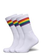 Core Crew Sock 3P Lingerie Socks Regular Socks White Björn Borg