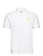 Seb Pique Polo Tops Polos Short-sleeved White Double A By Wood Wood