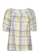 Luretta Short Sleeve Blouse Tops Blouses Short-sleeved Multi/patterned...