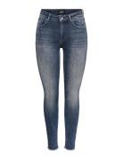 Onlblush Mid Sk Ank Rw Rea422 Noos Bottoms Jeans Skinny Blue ONLY