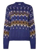 Airisz Pullover Tops Knitwear Jumpers Blue Saint Tropez