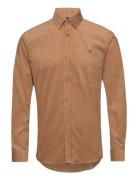 Cordbbstoke Shirt Tops Shirts Casual Beige Bruuns Bazaar